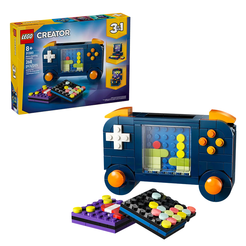 Gaming Console Retro - مجموعة مكعبات بناء ليجو كريتور 3