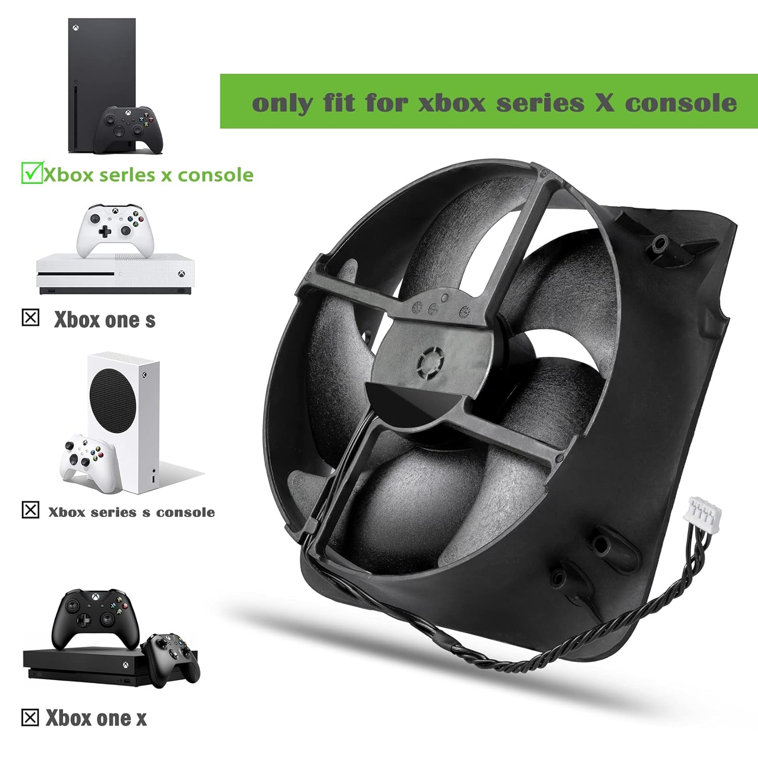 Gaming Console Cabinet - استبدال مروحة التبريد الداخلية لجهاز Xbox