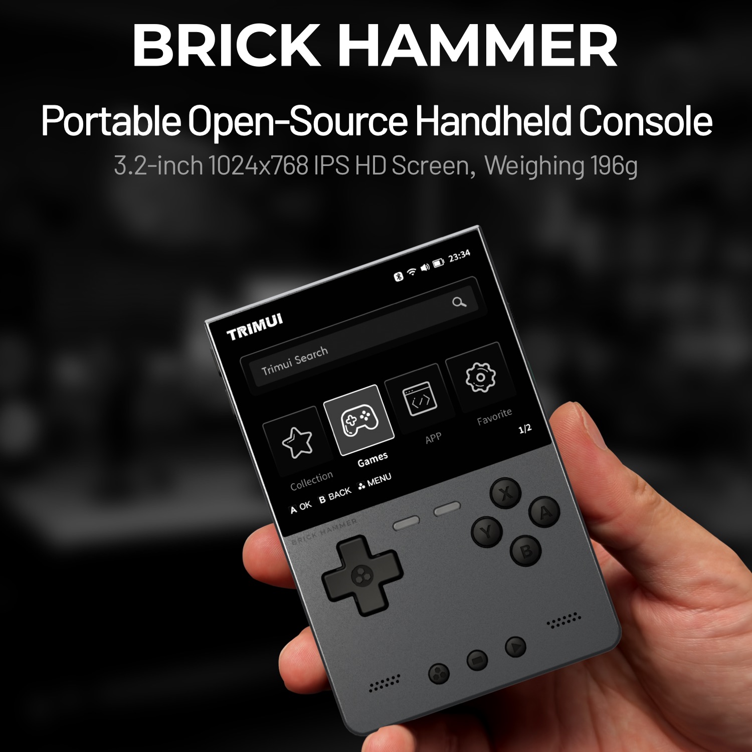 Gaming Console Phone - TRIMUI BRICK HAMMER ريترو وحدة تحكم