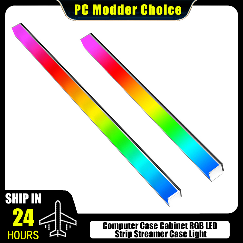 Led Gaming Light Strip - الألومنيوم الصلب ضوء بار المزدوج الجانبين