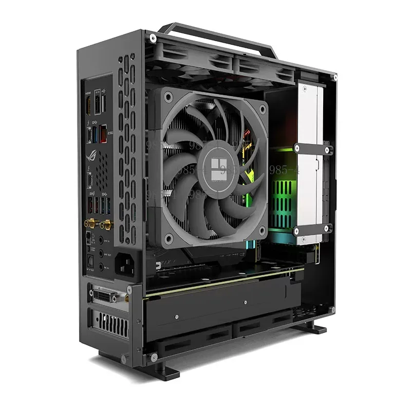 علبة كمبيوتر Lzmod Mini A24-V5 - مراجعة Console Gaming Pc Case وسعره
