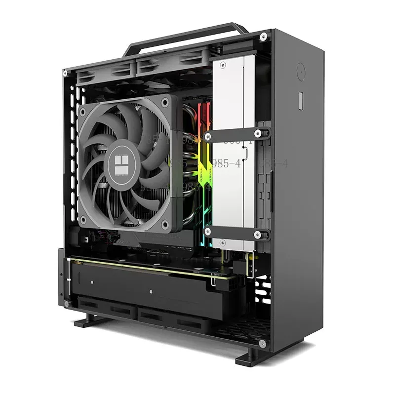 علبة كمبيوتر Lzmod Mini A24-V5 - مراجعة Console Gaming Pc Case وسعره