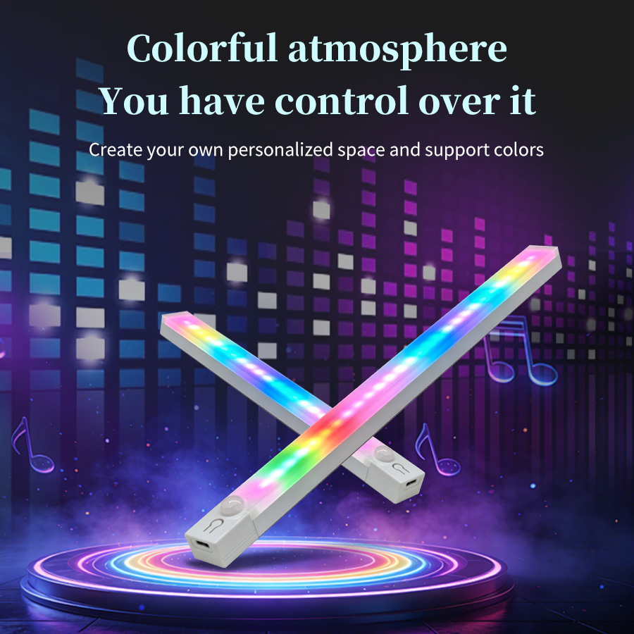 مصباح خزانة LED مزود بمستشعر ح - مراجعة Led Gaming Light Strip وسعره