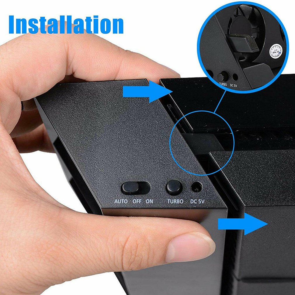قاعدة مروحة حامل لسوني PS4 برو - مراجعة Gaming Console Holder وسعره