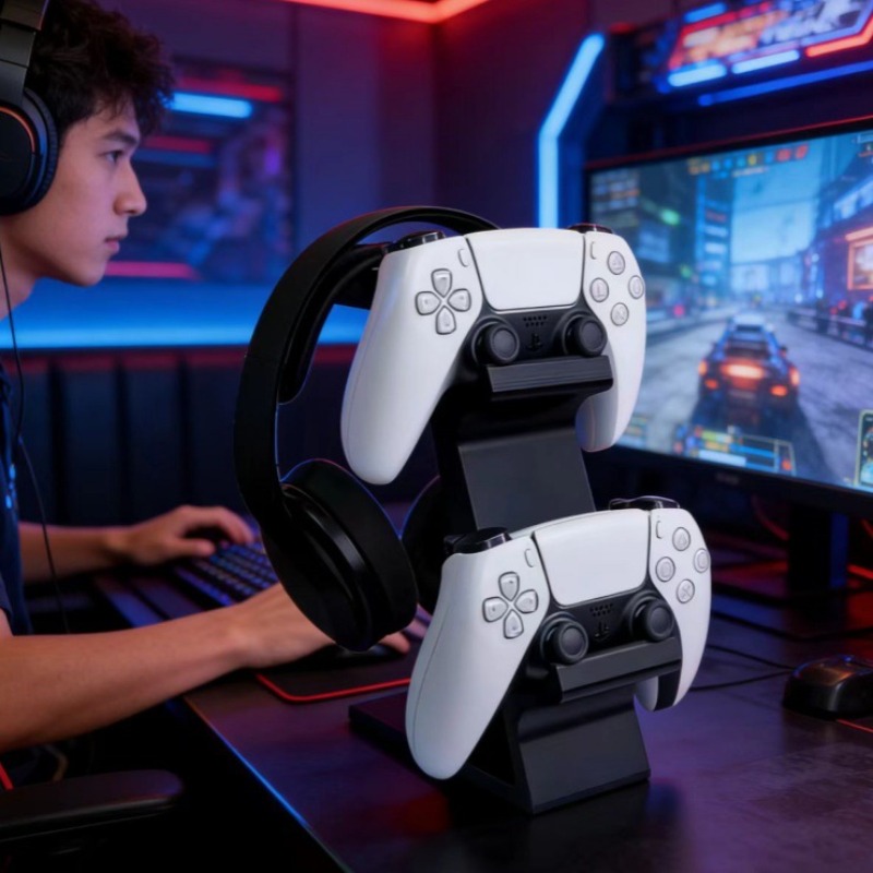 حامل متكامل ثلاثي الأبعاد لسما - مراجعة Controller Stand Holder وسعره