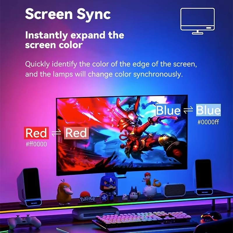 شريط إضاءة RGB للألعاب، إضاءة  - مراجعة Led Gaming Light Strip وسعره
