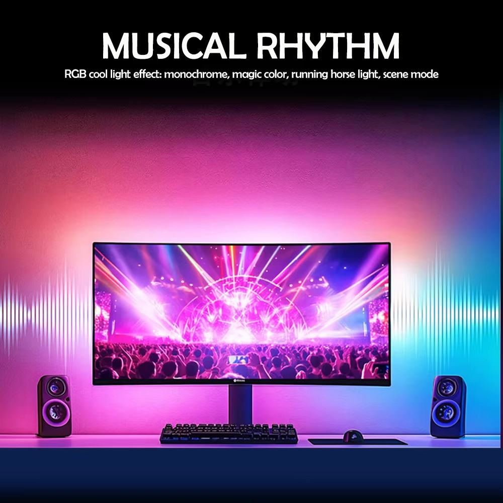 شريط إضاءة RGB للألعاب، إضاءة  - مراجعة Led Gaming Light Strip وسعره