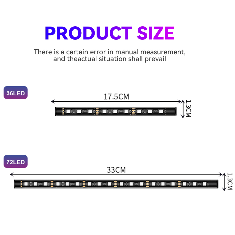 LED دراجة نارية سيارة جو القدم - مراجعة Led Gaming Light Strip وسعره