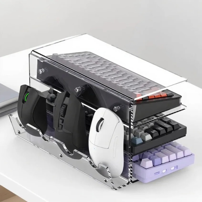 حامل لوحة مفاتيح ثلاثي الطبقات - مراجعة Gaming Console With Keyboard وسعره