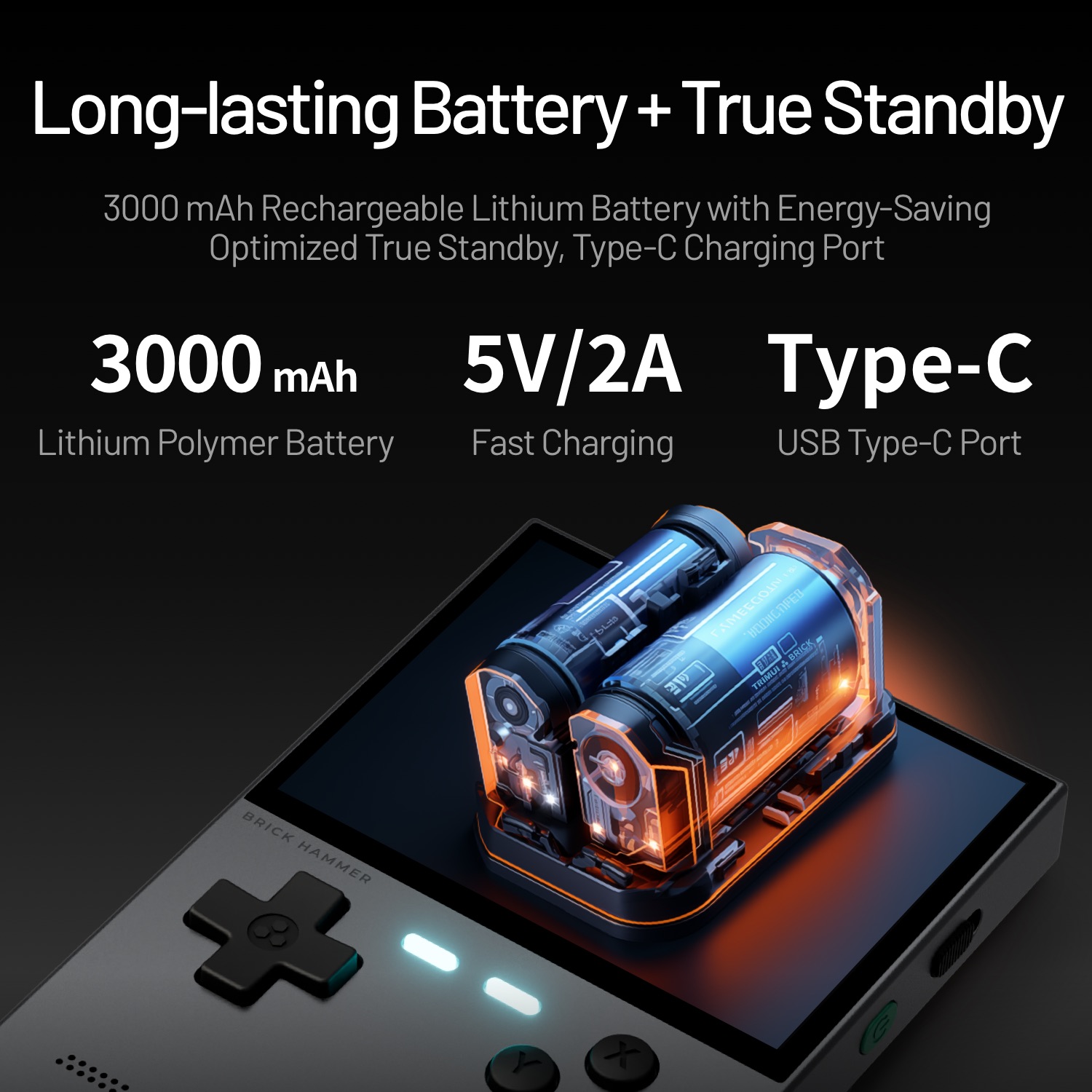 TRIMUI BRICK HAMMER ريترو وحدة - مراجعة Gaming Console Phone وسعره