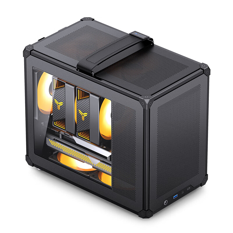 حافظة MATX بمقبض شبكي من JONSB - مراجعة Console Gaming Pc Case وسعره