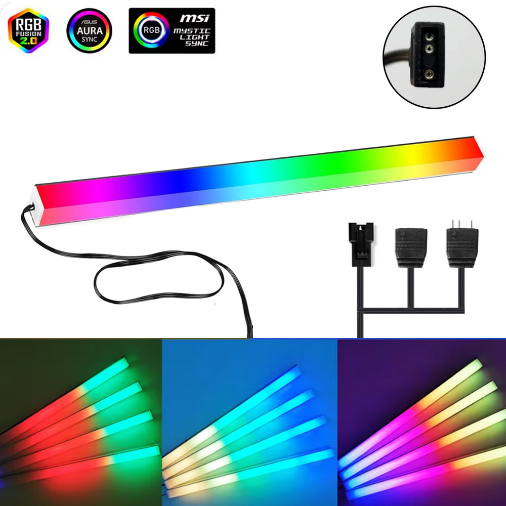 شريط إضاءة LED مغناطيسي قابل ل - مراجعة Led Gaming Light Strip وسعره