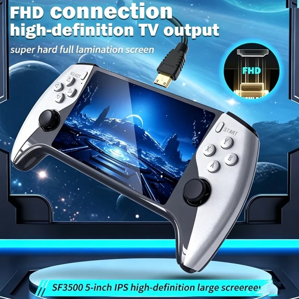 جهاز ألعاب محمول SF3500 بشاشة  - مراجعة Gaming Console Retro وسعره